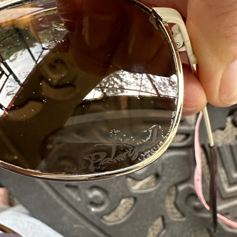 Oakley Aviator Sunglasses - gold, cream and Brown - Picture 5 of 8